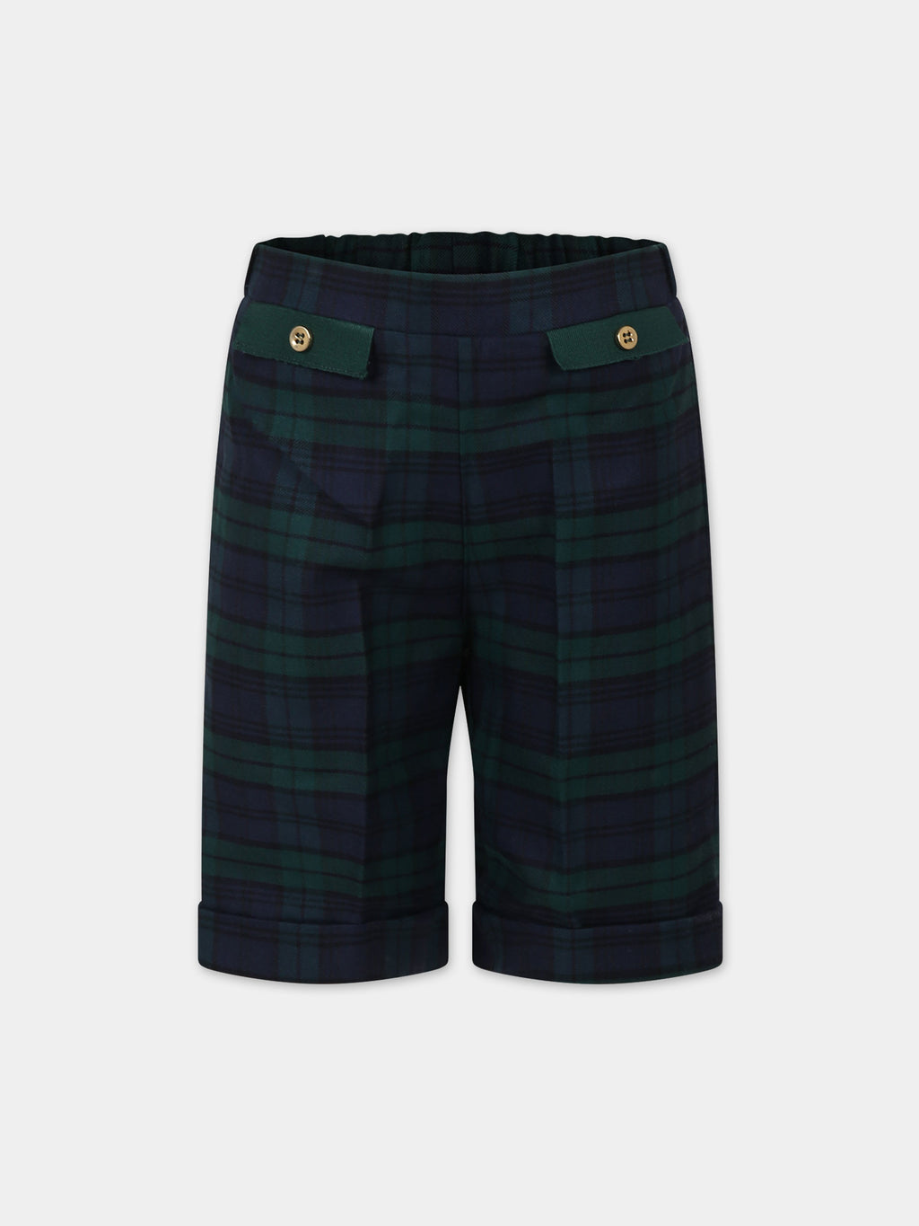 Shorts verdi per bambino